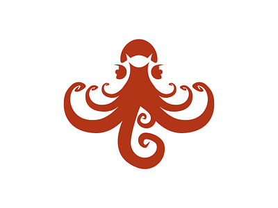 Octopus Logo Design animal eight gaming legs octopus sea sports tentacles