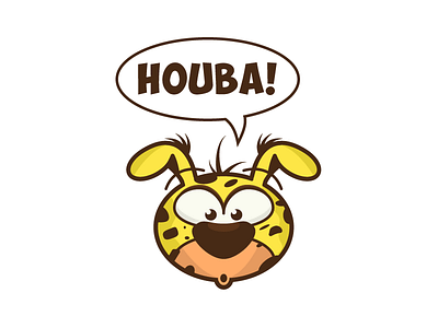 Marsupilami Illustration andré franquin animal cartoon character comic flat houba illustration marsupilami spirou tv vector