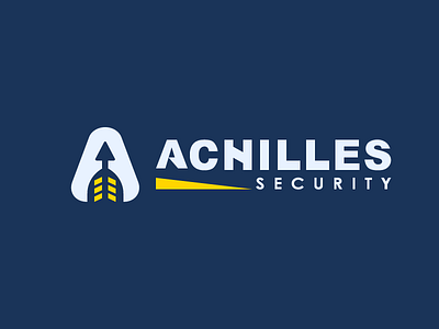 Achilles 2 company design flat greek illustration logo mythology security vector