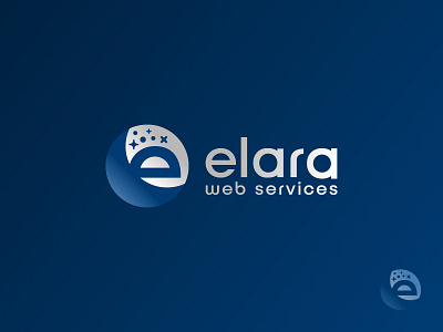 Elara Logo Design design elara flat gradient logo modern moon web