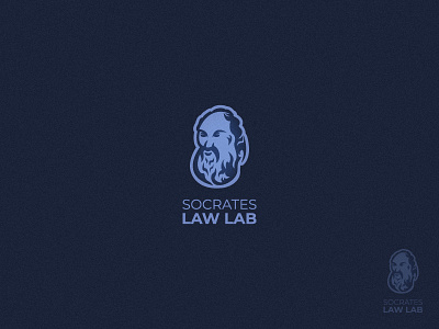 Socrates Law Lab ancient design flat greece greek logo philosopher philosophy socrates vector