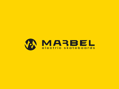 Marbel Logo Design art design electric flat illustration logo skateboard sport technology vector