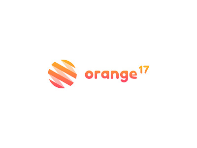 Orange17 Logo Design branding consulting design flat illustration logo marketing orange vector