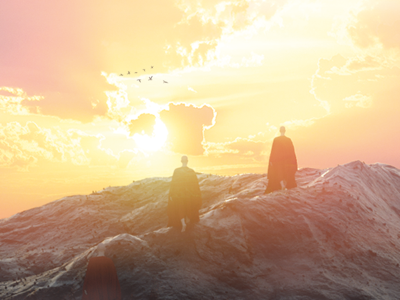 Making the pilgrimage 3d 3d design c4d lighting monk render scifi texturing