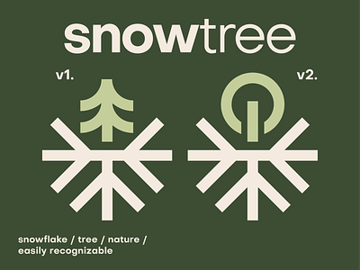 Snowtree™ Concepts abstract brand identity design grid icon logo logo icon logodesign logotype nature snow snowflake tree
