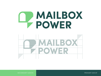 Mailbox Power brand identity email icon lightning bolt logo mail mailbox minimal power