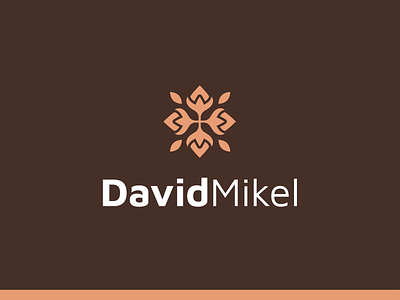 DavidMikel beauty brand identity cute flower icon logo design love