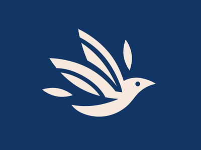 Bird Logo Design bird brand identity leaf leaves logo icon