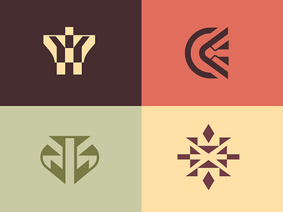 Logo Collection brand identity colorful logo collection logo icon