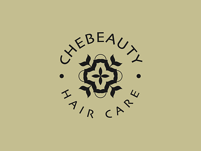 Chebeauty beauty floral flower hair icon logo
