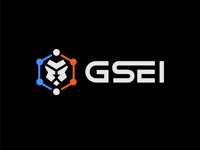 GSEI cool cute hexagon icon lion orange purple tiger