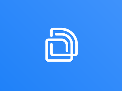 Letter D brand logo idea letter d icon fun minimal simplicity lines logo simple
