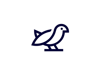 Bird bird animal logo icon design brand identity minimal simple cute mascot