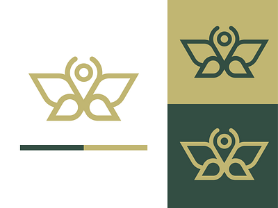 Yoga Lotus Flower brand identity flower grid health leaf leaves logo icon lotus nature wellness yoga