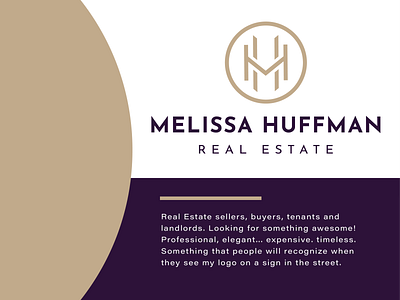 Melissa Huffman Concept abstract grid house letter m w logo logo icon monogram real estate