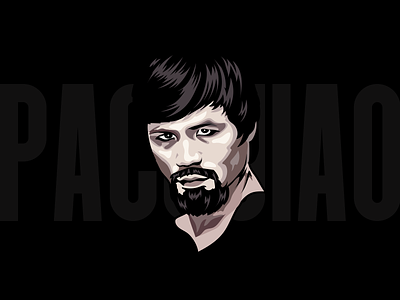 Manny Pacuiao Illustration adobe illustrator boxer boxing cartoon design graphics illustration manny pacman pacquiao vector
