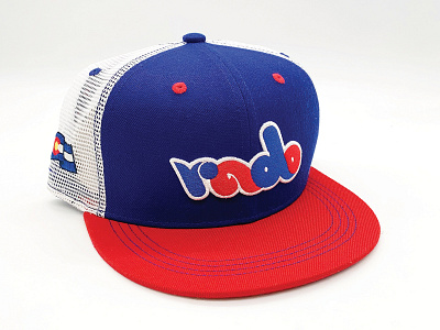 Rado Logo and Hat action baseball baseball cap colorado custom hat flag logo puff logo retro sports