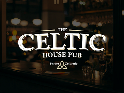 The Celtic House Pub Logo bar brand identity celtic colorado graphic design logo house logo parker pub restaurant