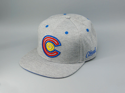 Colorado C Outline Hat 3d embroidery apparel apparel design apparel graphics apparel logo colorado colorado flag denver flag hat design hat logo logo sweatpant texture