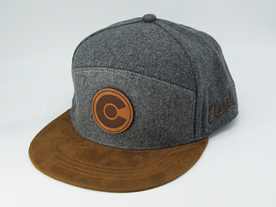 Colorado Camper Hat Design apparel design c colorado flatbill hat design leather patch wool
