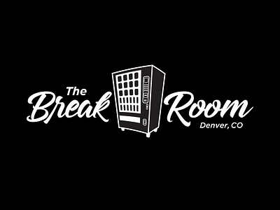 The Break Room Logo apparel design break break room colorado denver room vending machine