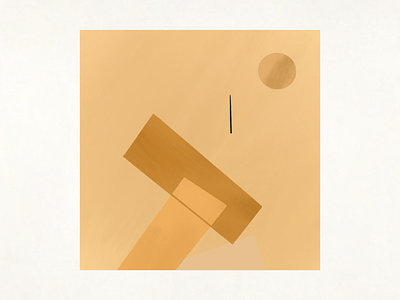 shape study #3 art geometric illustration minimal shapes