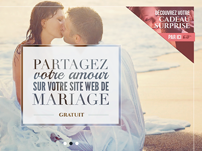 Wedding Website design by Bauhem on Dribbble