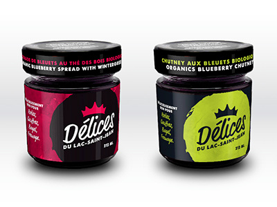 Blueberry Spread Branding