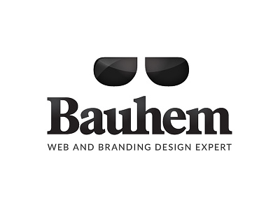 Bauhem Updated Version branding illustrator logo sunglasses vector