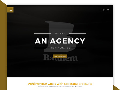 Bauhem New Webflow Site agency branding dark design gold webflow