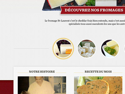 Fromagerie Saint-Laurent design vector web