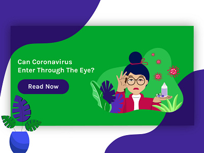 Glasses Vs Coronavirus character design colourful colours coronavirus covid19 flat design flat vector girl illustration health app healthcare illustration vector vector illustration visual design