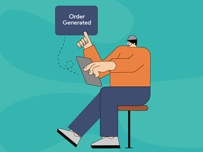 Order Generation by own boy illustration character design colourful flat design graphicdesign illustration illustrator minimalistic ui vector visual design