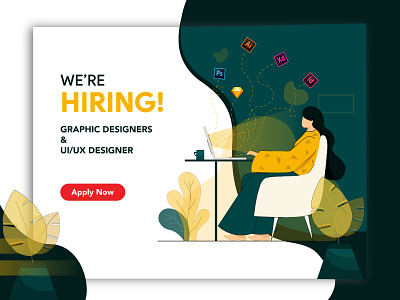 We are Hiring! character character design characterdesign colors design digitalart flat design girl illustration illustration