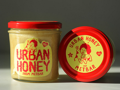 Urban Honey From Happy Bees bees edgyandcheesy honey honeybee liquidgold metbar packaging