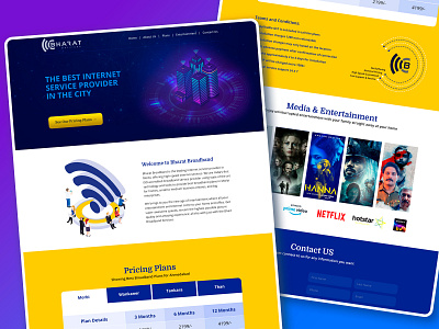 Bharat Services - Web Design branding custom web design graphic design typography ui ux web design web layout design website design
