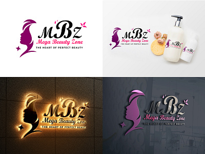 Mega Beauty Zone - Logo Design