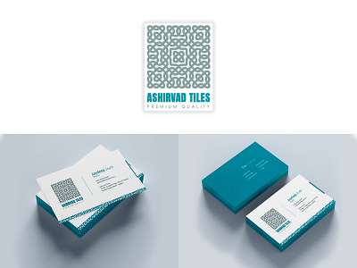 Ashirvad Tiles - Logo and Business Card Design branding business card design graphic design illustration logo print design typography vector