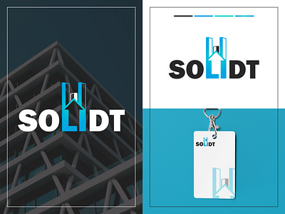 Real Estate Logo Concept Company Name "SOLIDT" branding brund identy design graphic design illustration logo logo design logodesign vector