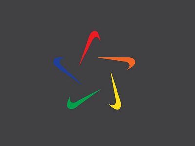 colorful nike logo wallpaper