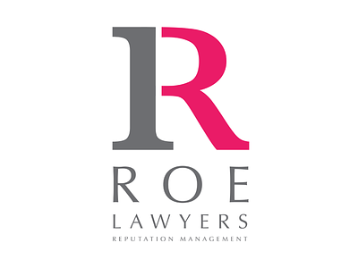 Nick Designer ROE Lawyers Branding branding lawyers logo roe