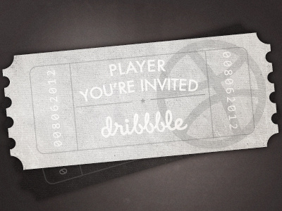 Thankyou Ticket! adobe debut illustrator stub texture ticket vintage