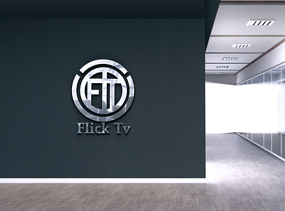Flick TV logo 3d animation app branding design graphic design illustration logo motion graphics typography ui ux vector