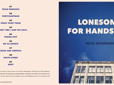 Lonesome for Handsome Album Art