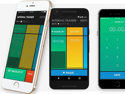 Comps for the Folio... fitness mobile sports ui ux