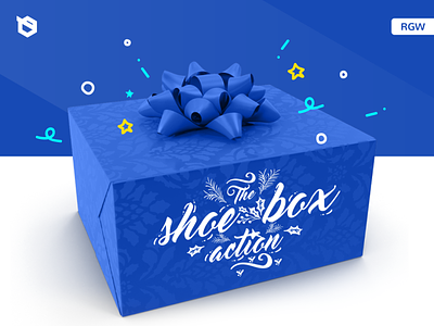 Shoe Box Charity Action Instagram 2d branding charity christmas illustration instagram rgwit xmas
