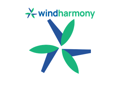 Windharmony data database eco eu europe european union logo turbine windharmony