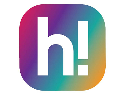 h! Logo app children gradient hi logo safety