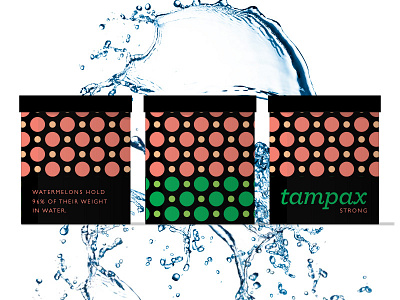 Tampax Fruit Designs