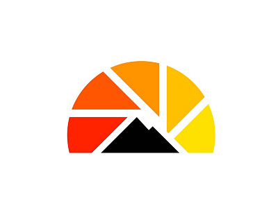 Aperature Mountain app branding daily logo challenge graphic design logo